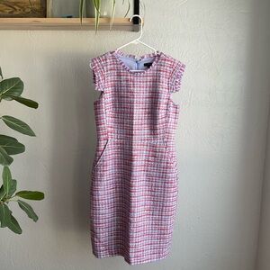 Size 8 J.Crew tweed sheath dress